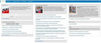 Fluchtplan24.de - Betriebliches Brandschutzmanagement Software: Screenshot der Startseite